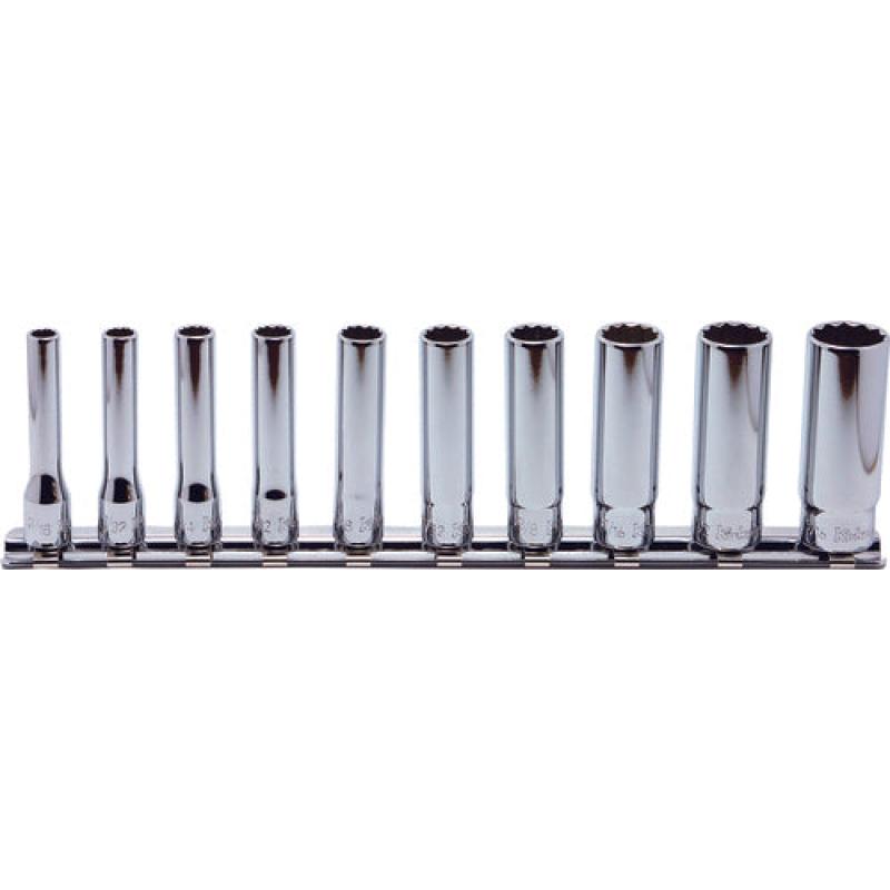 Ko-Ken RSAS2305A/10 1/4 Sq. Dr. Socket set 3/16-9/16 12 point Aerospace 10 pieces Discount