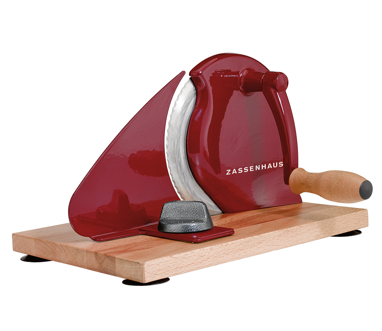 Zassenhaus Manual Bread Slicer, Hand Crank Home Bread Slicer, 11.75″ x 8″ Supply