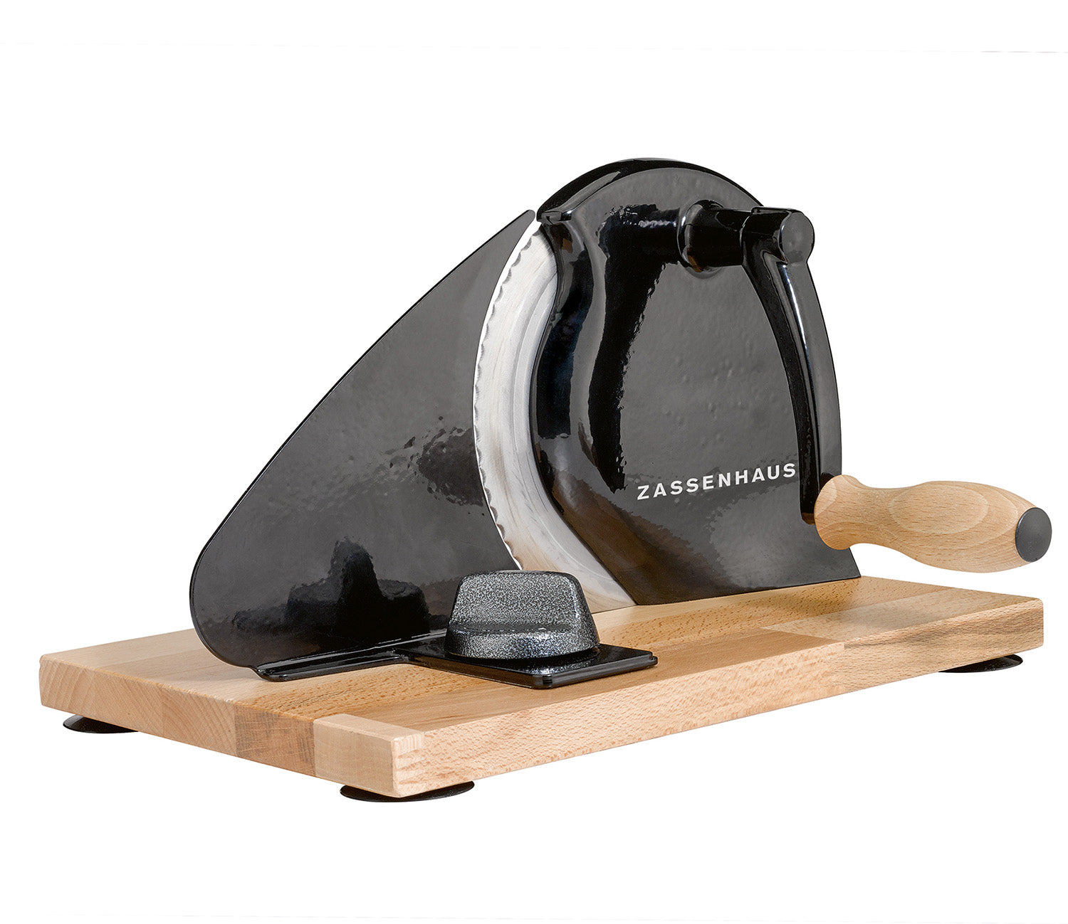 Zassenhaus Manual Bread Slicer, Hand Crank Home Bread Slicer, 11.75″ x 8″ Supply