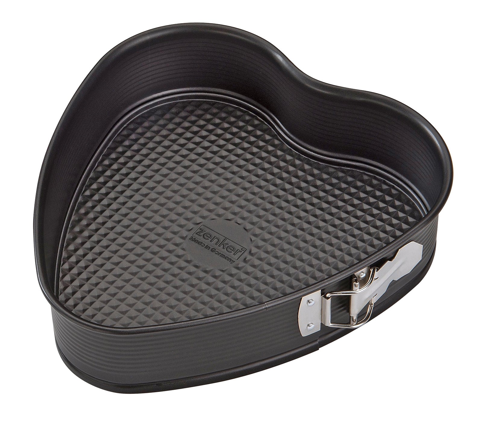 Zenker Nonstick 11-Inch Heart Shaped Springform Pan, Black Fashion