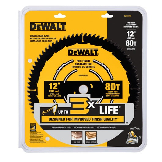 Dewalt 12 in Fine Finish Saw Blade (80 Tooth) Sale