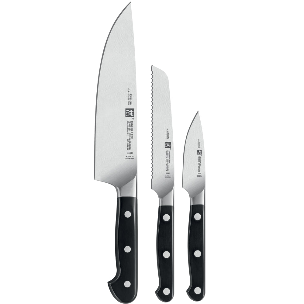 Zwilling J.A. Henckels Zwilling Pro 3-Pc Starter Knife Set Supply