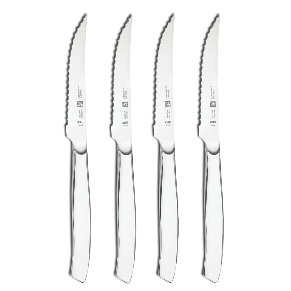 Zwilling J.A. Henckels 4-Pc Stainless Steel Serrated Mignon Steak Knife Set Discount