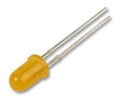 Diffused Lens LEDs – Standard – Amber – 5mm Online now