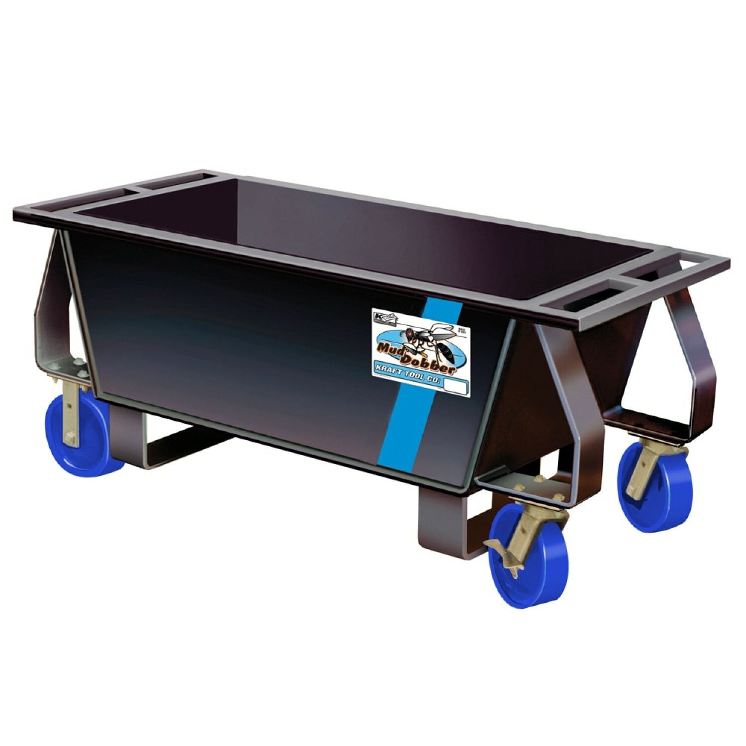 Kraft Tool BC211 10 Cubic Feet Mud Dobber Mortar Box with Casters Hot on Sale