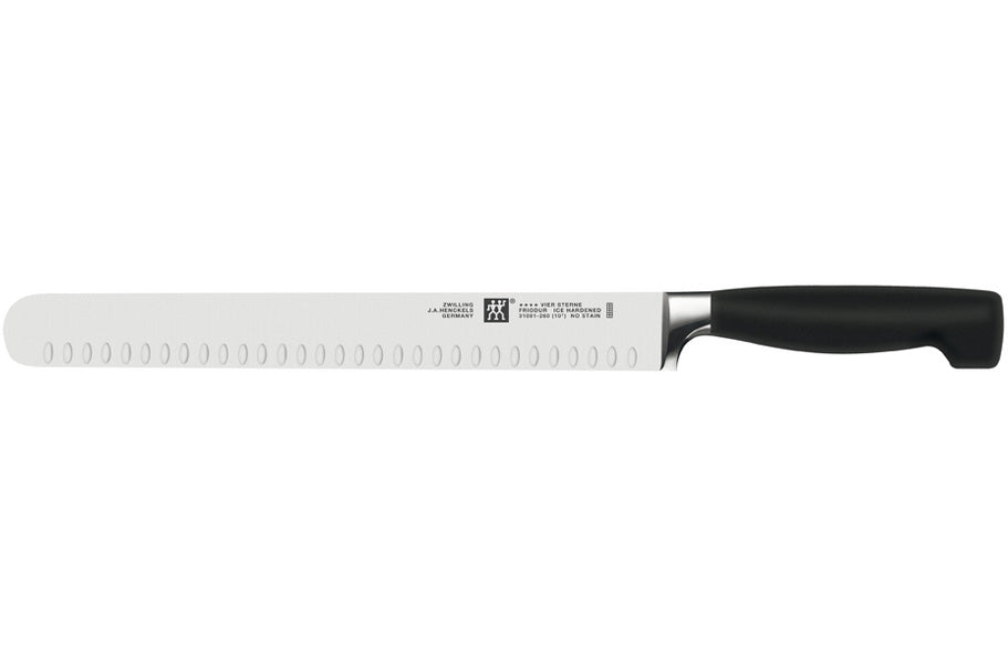 Zwilling J.A. Henckels Four Star 10″ Hollow Edge Slicing Knife Fashion