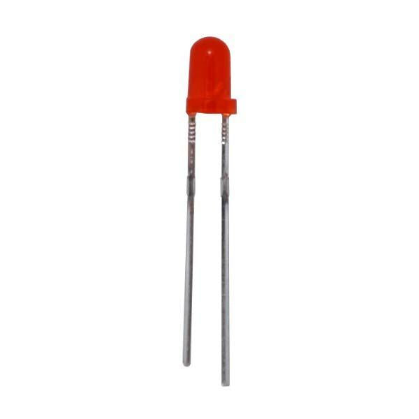 Diffused Lens LEDs – Small – Red – 3mm Sale