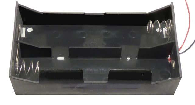 D Plastic 4 battery Holder with wire leads Fashion