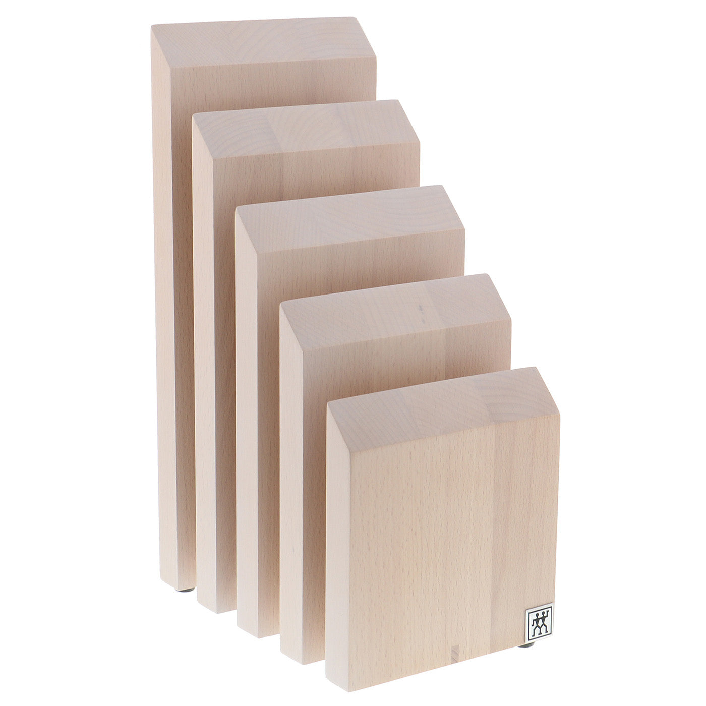 Zwilling Italian Upright Magnetic Knife Block, White-Colored Beechwood Online now