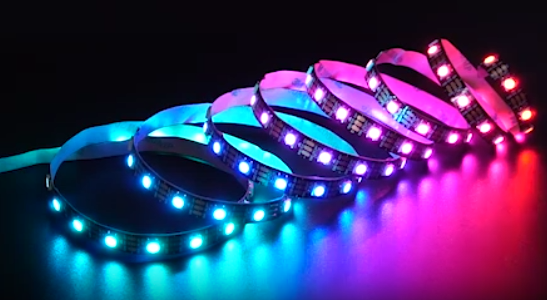 Digital RGB LED Strip 120 LED-Black Supply