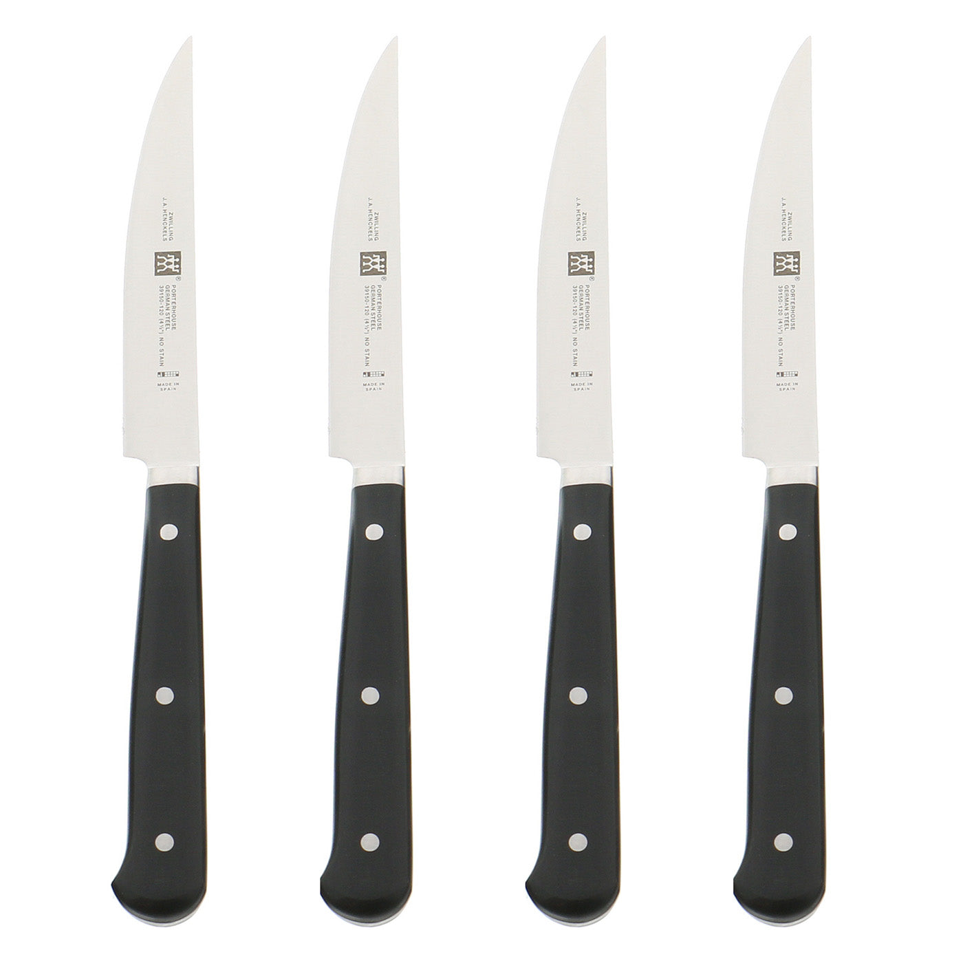 Zwilling J.A. Henckels Porterhouse 4-pc Steak Knife Set in Beechwood Box Online now