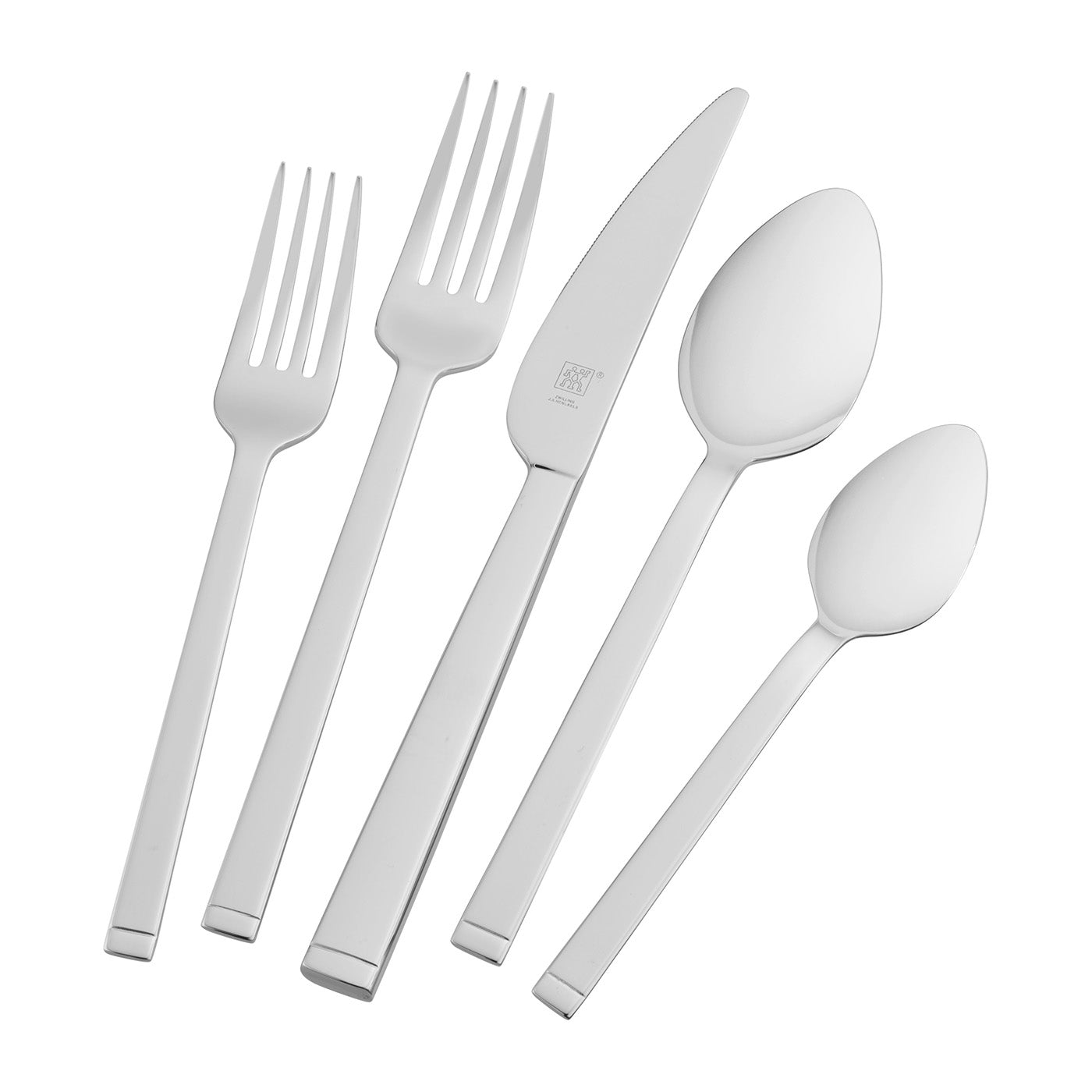 Zwilling J.A. Henckels Squared 45-pc 18/10 Stainless Steel Flatware Set Sale
