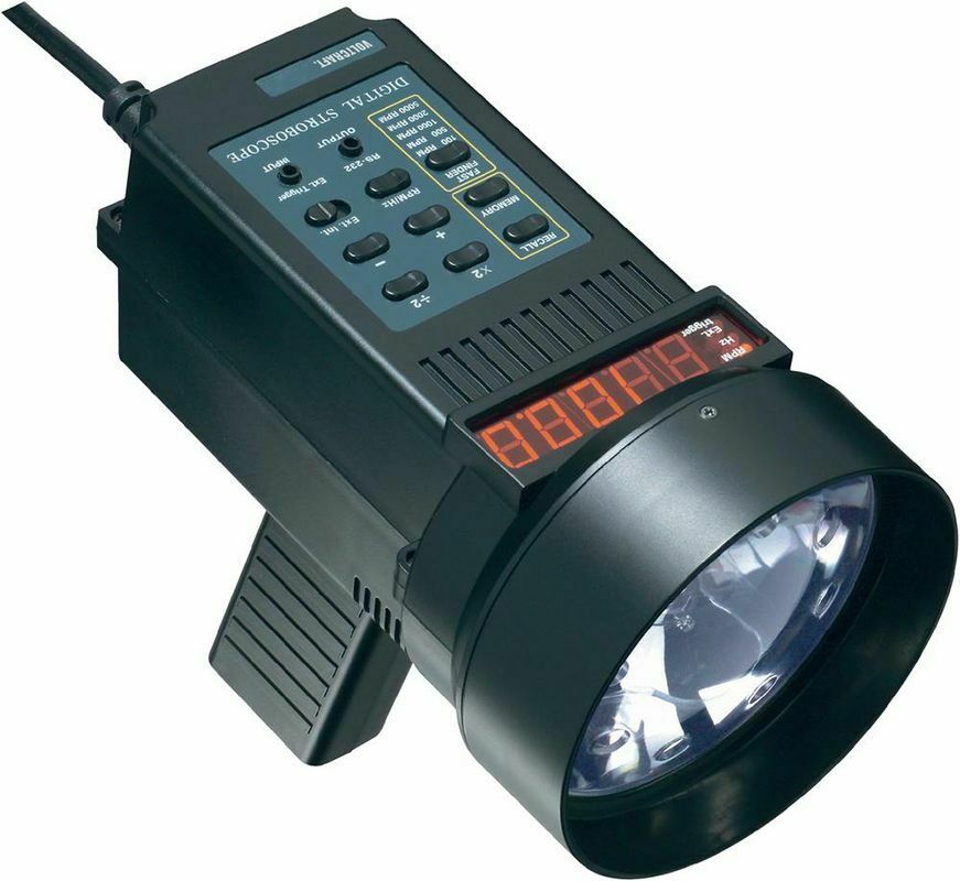 Digital Stroboscope with RS232 Interface, 20 to 10,500 Flashes Per Minute Sale