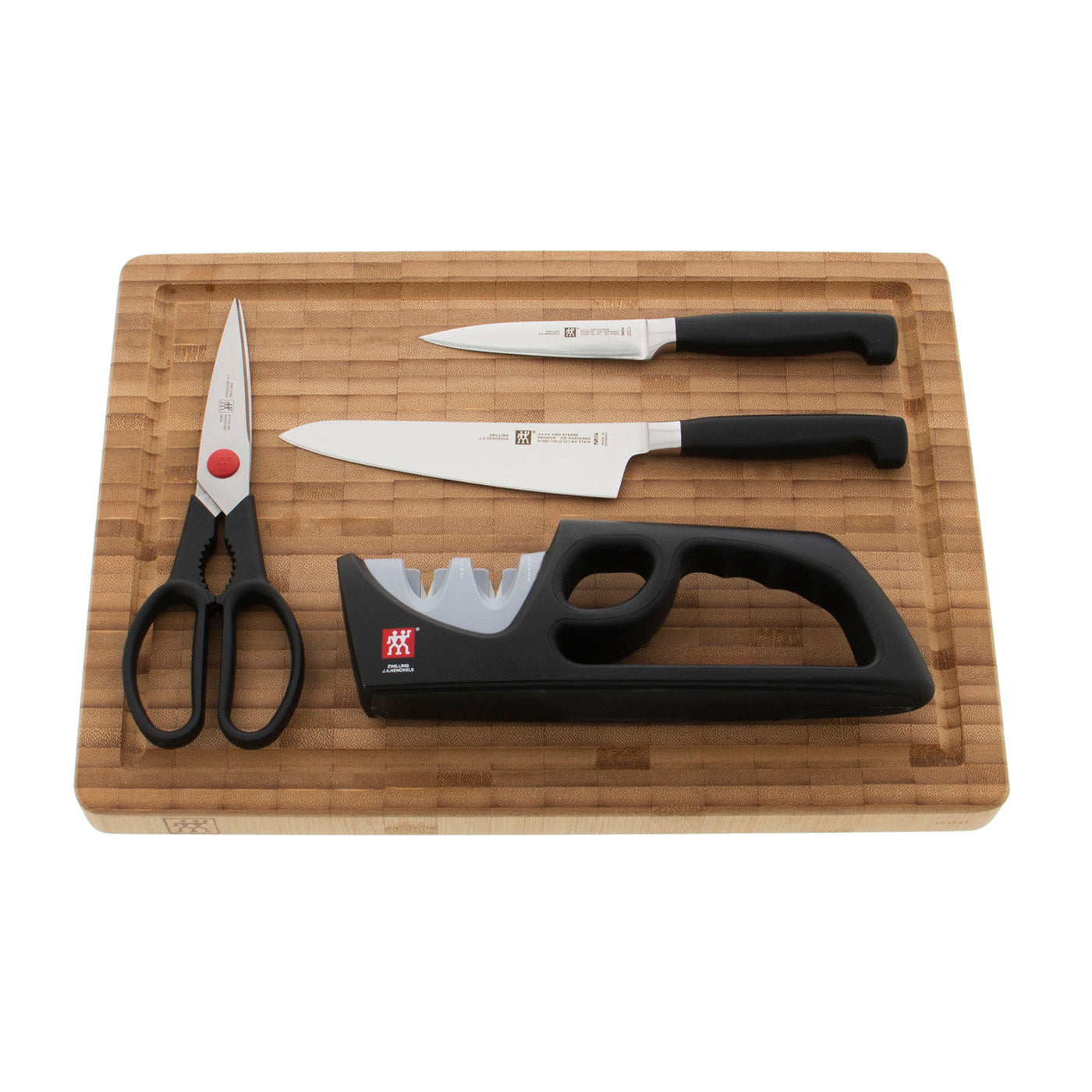 Zwilling J.A. Henckels Four Star 5-pc Knife & Cutting Board Set Discount