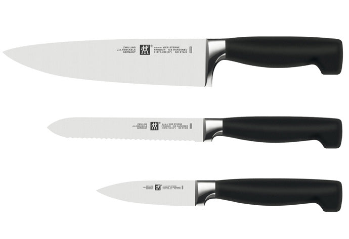 Zwilling J.A. Henckels Four Star 3Pc Starter Set on Sale